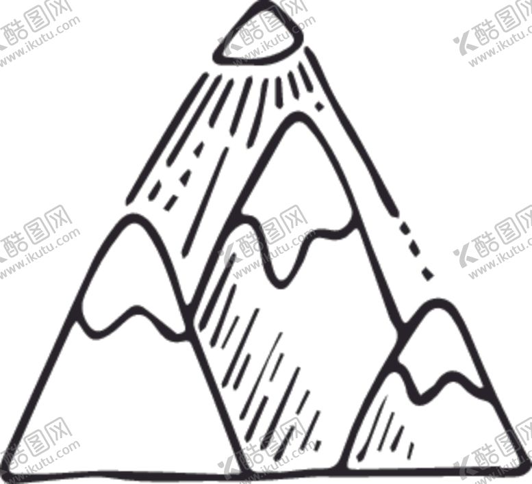 编号：30209707131328248514【酷图网】源文件下载-黑白手绘素材