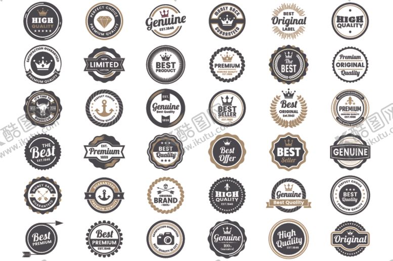 编号：97613110301327394779【酷图网】源文件下载-复古徽标