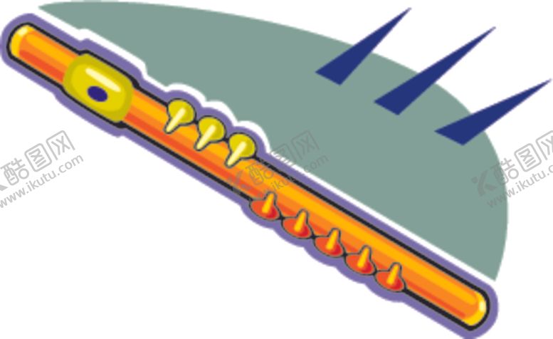 编号：94953209120520078973【酷图网】源文件下载-笛子