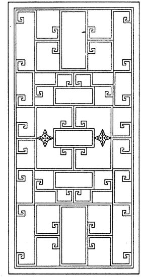 镂空花图案