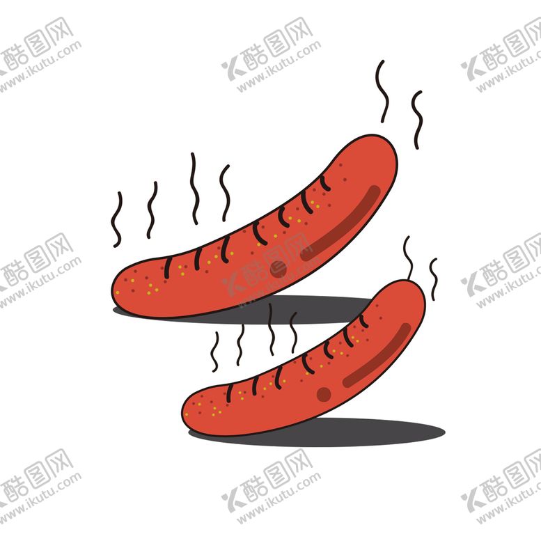 编号：34072110040857202081【酷图网】源文件下载-烤香肠