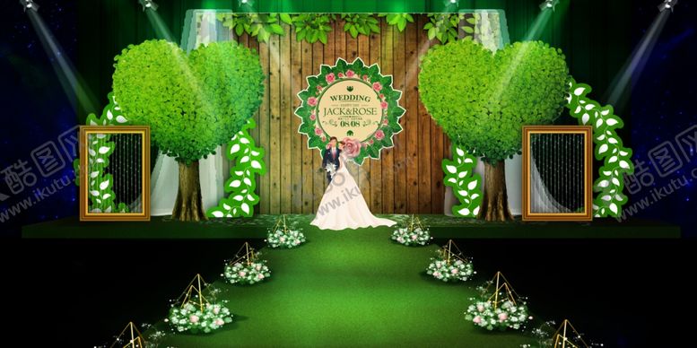 编号：53479609280859258658【酷图网】源文件下载-森系婚礼