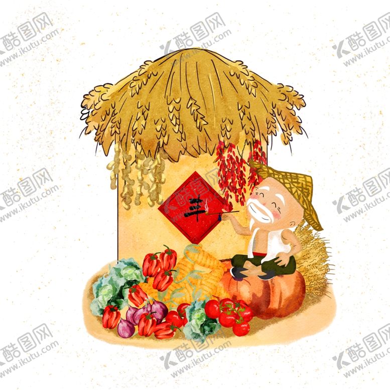 编号：71564510011537418342【酷图网】源文件下载-瓜果丰收
