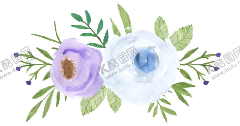 编号：48731401270816111013【酷图网】源文件下载-水彩花卉 