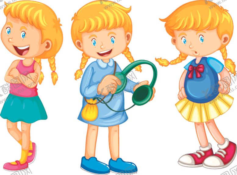 编号：97109610281326385602【酷图网】源文件下载-卡通女孩