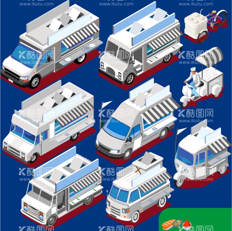 编号：33730211122208178349【酷图网】源文件下载-餐车