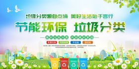 节能环保垃圾分类宣传图