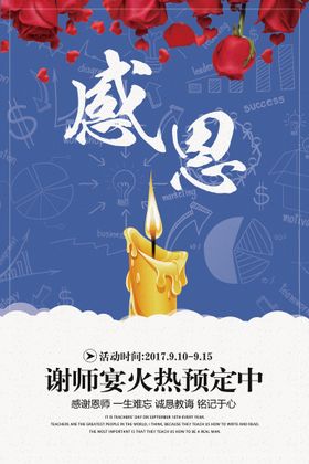 谢师宴会感恩展板席