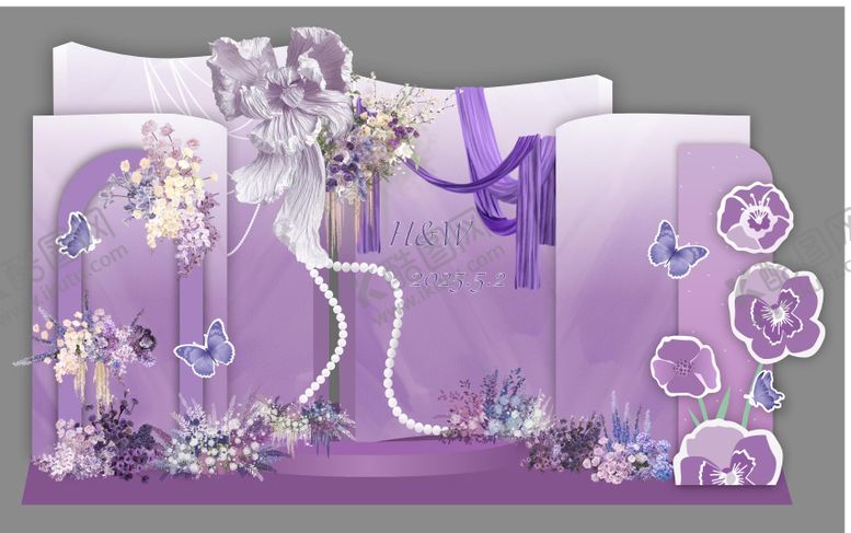 编号：80512810112011088594【酷图网】源文件下载-婚礼美陈