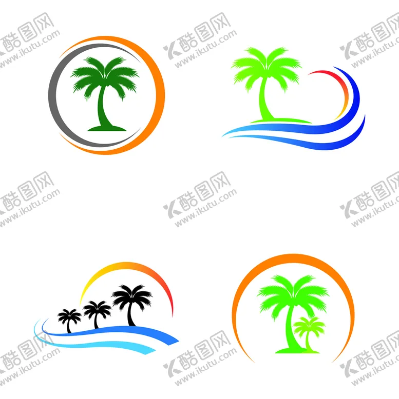 编号：25974010120142066530【酷图网】源文件下载-树叶标志图标