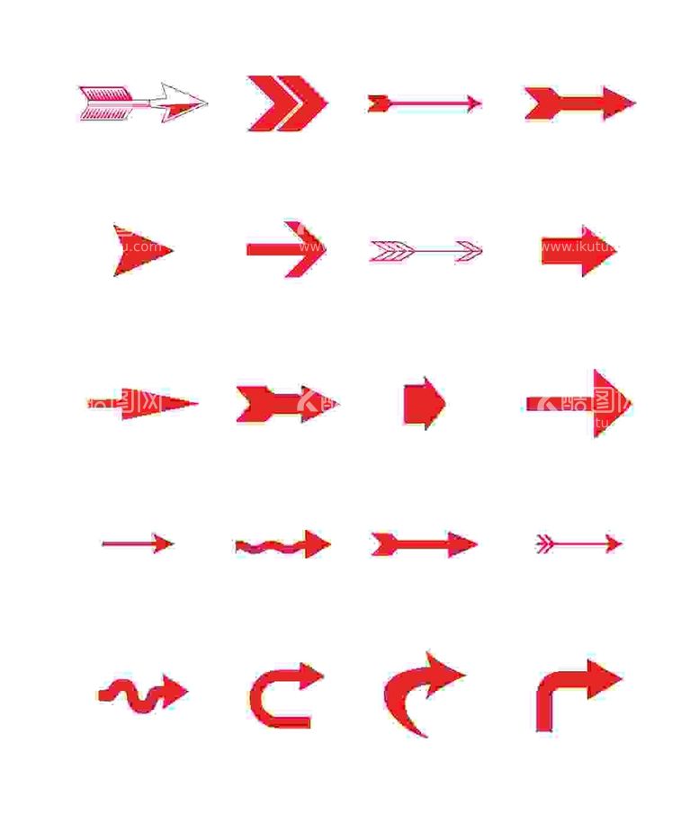 编号：28143709291739052649【酷图网】源文件下载-常用箭头指示图标