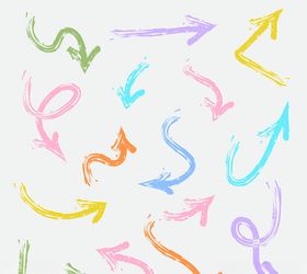 手绘矢量箭头