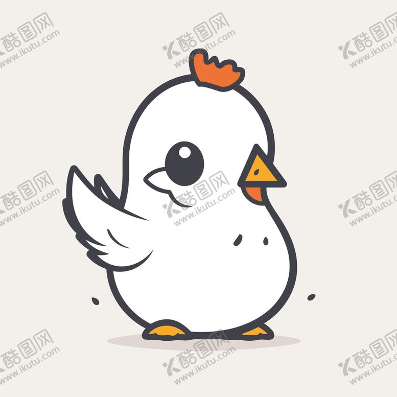 编号：81552802051146283406【酷图网】源文件下载-有趣小鸡卡通儿童插画