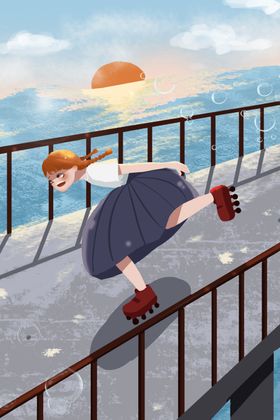 青春插画