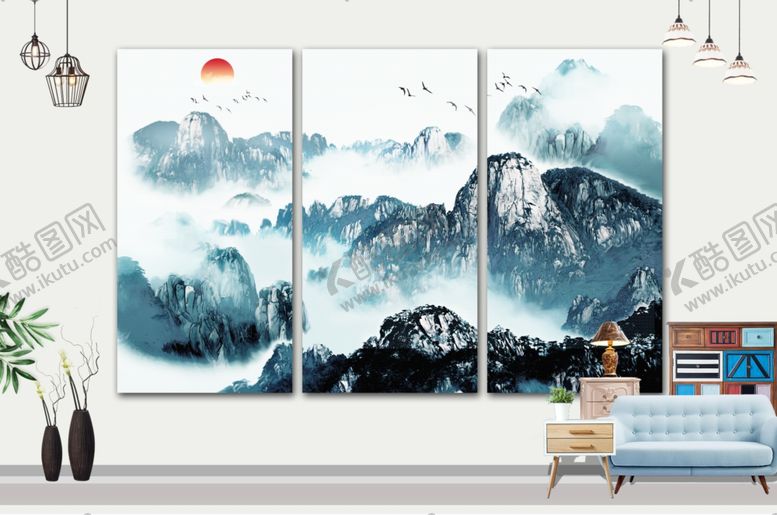 编号：58285003241413129156【酷图网】源文件下载-山水画