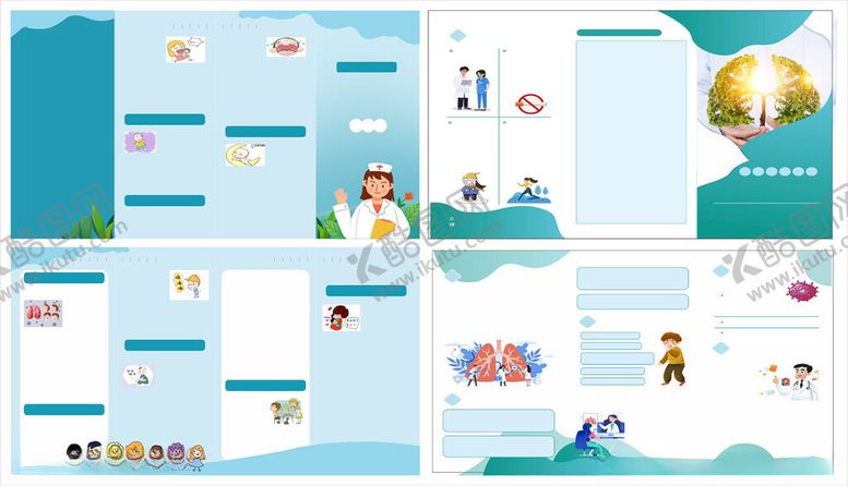 编号：92810510060415422232【酷图网】源文件下载-三折页背景折页设计