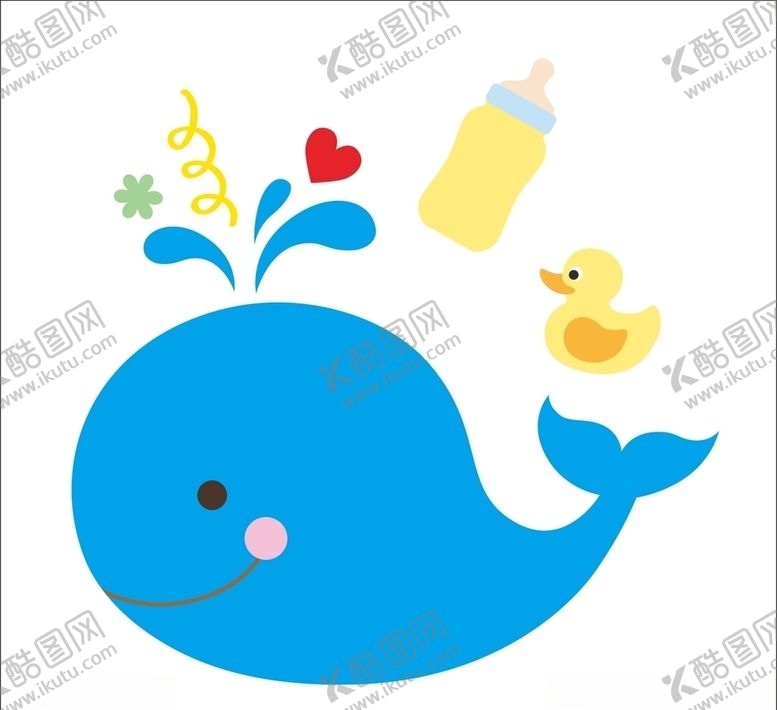 编号：61717110091001293138【酷图网】源文件下载-鲸鱼卡通