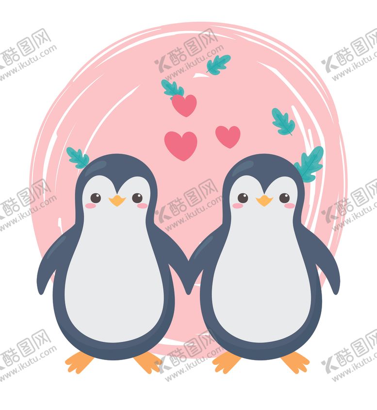 编号：92042105141548589746【酷图网】源文件下载-手绘淡彩动物