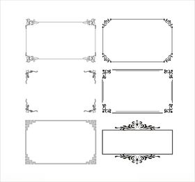 花纹边框