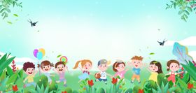 幼儿园卡通背景