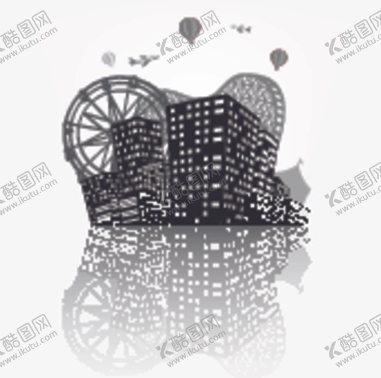 编号：93629305140303481325【酷图网】源文件下载-城市剪影