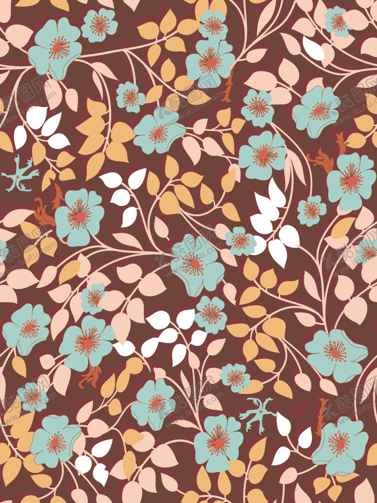 编号：54957809161641094230【酷图网】源文件下载-大牌花型设计矢量图