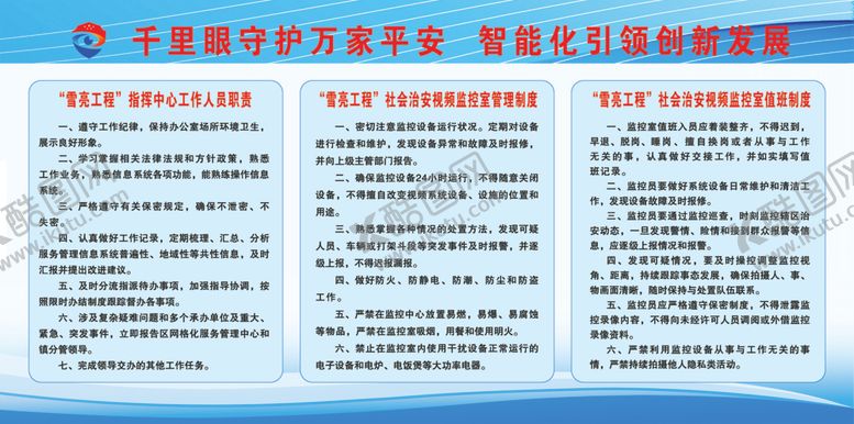 编号：90897009252207459499【酷图网】源文件下载-雪亮工程展板
