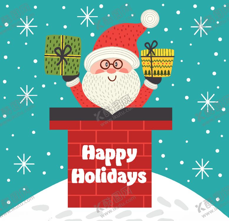 编号：70252110290746215263【酷图网】源文件下载-圣诞节创意卡通图案设计