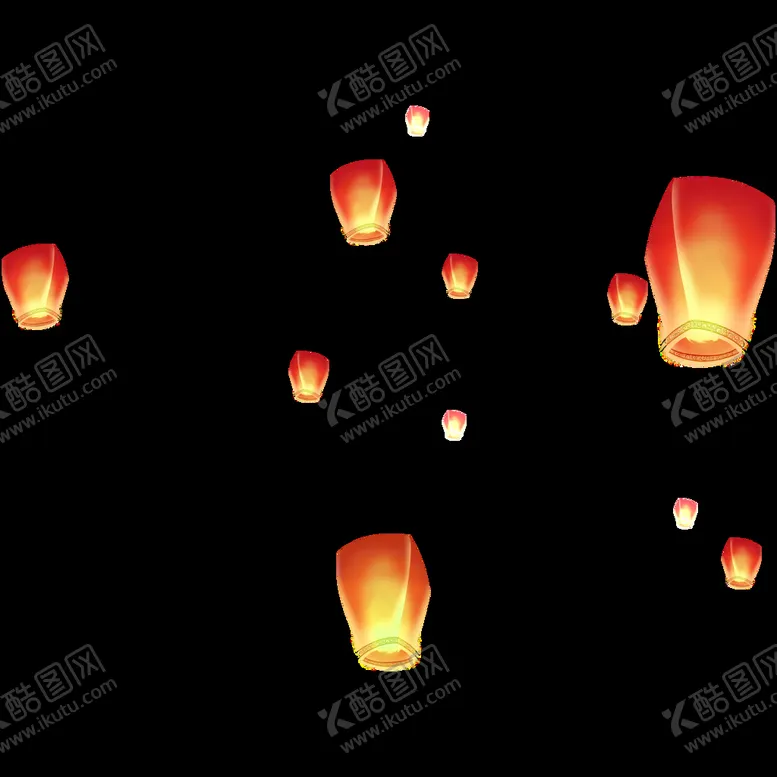 编号：25917609152218478541【酷图网】源文件下载-孔明灯