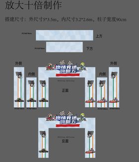 地产活动拱门制作