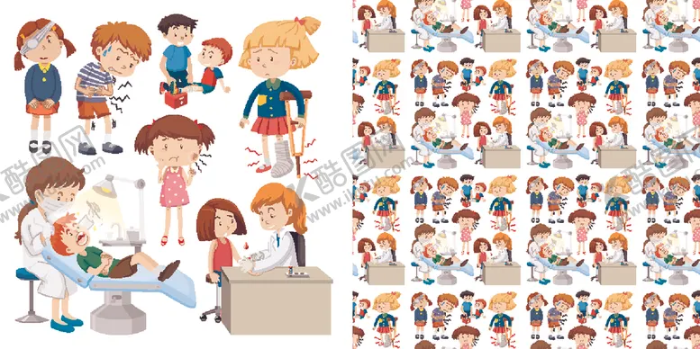 编号：60003209262121226679【酷图网】源文件下载-卡通印花图案