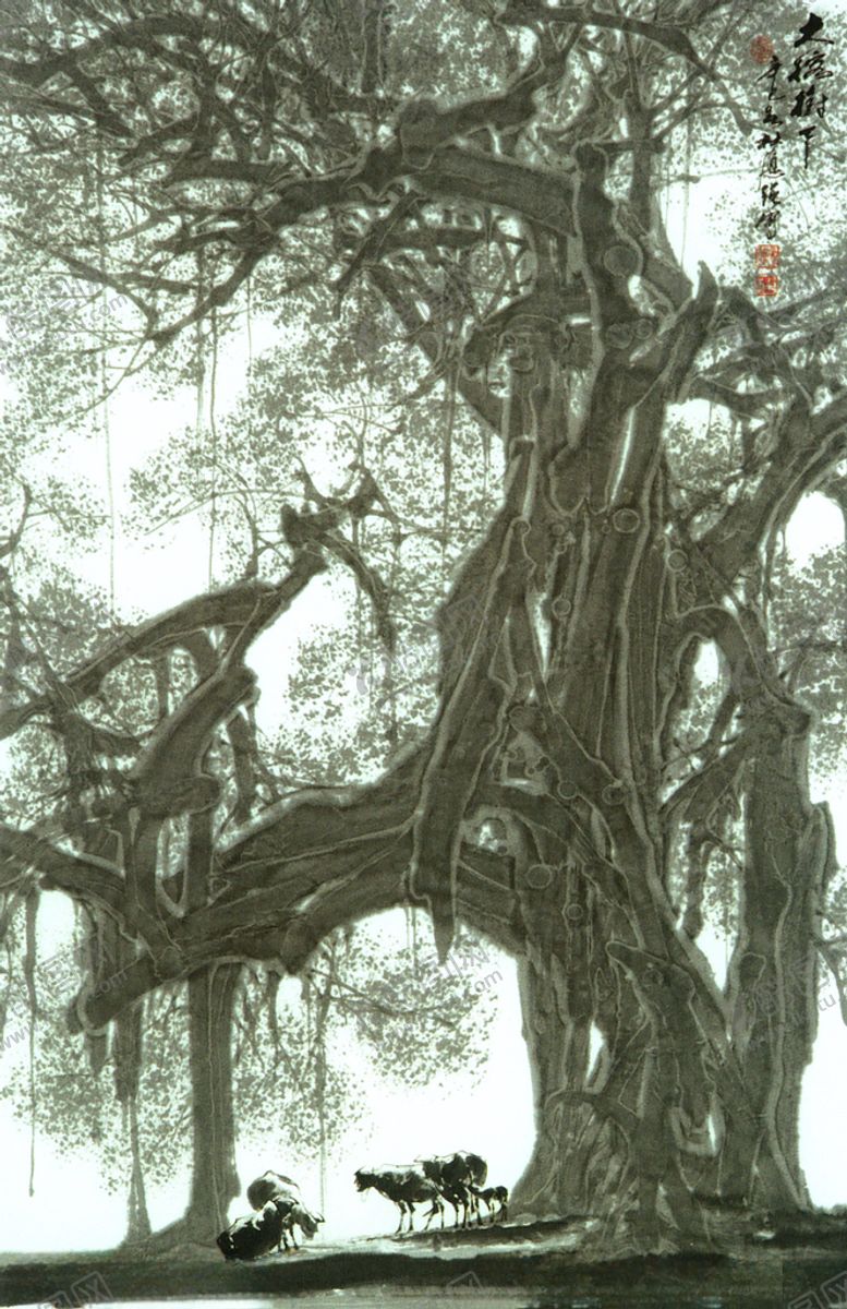 编号：22783306241105172739【酷图网】源文件下载-大榕树下图