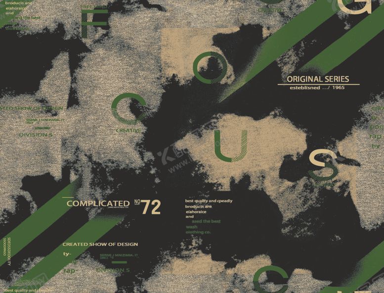 编号：43466910281522442438【酷图网】源文件下载-大牌字母抽象男装