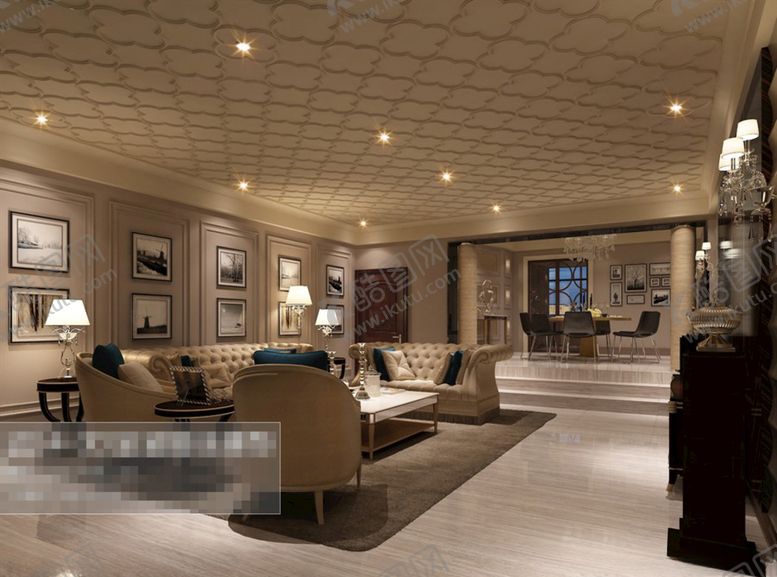 编号：22499210030458252029【酷图网】源文件下载-客厅空间