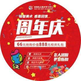 绘智周年庆地贴