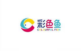 彩色鱼logo