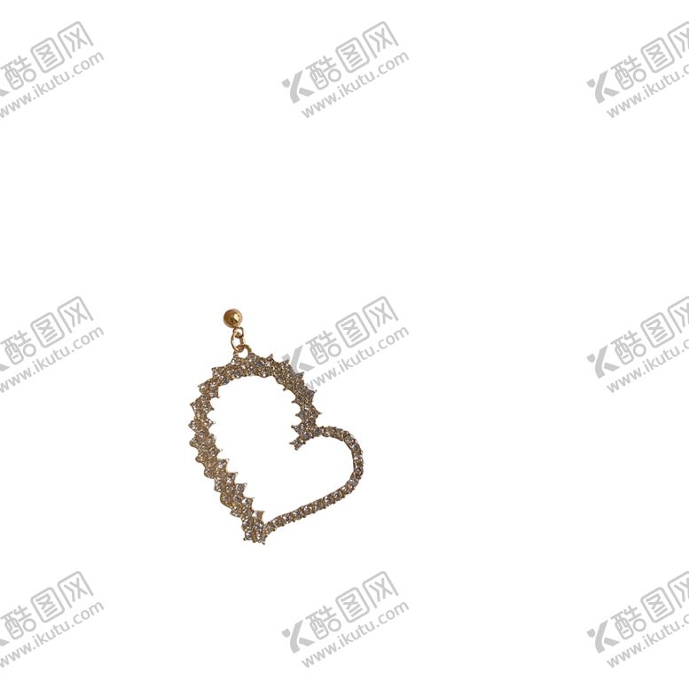 编号：50757009291108377666【酷图网】源文件下载-心钻耳环