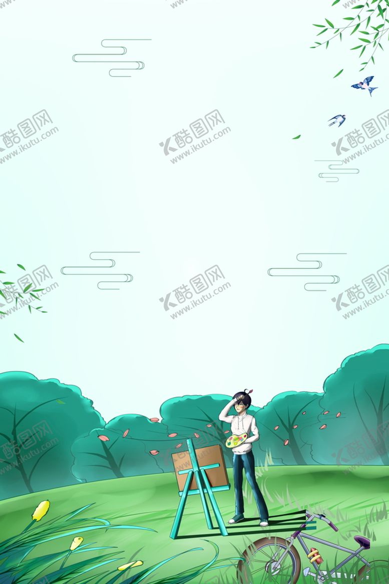 编号：81246709192055181529【酷图网】源文件下载-春季海报PSD素材