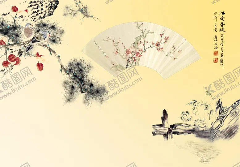 编号：95382012150753577027【酷图网】源文件下载-水墨画图片山水风景中国风