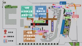 建筑施工现场会 导向图