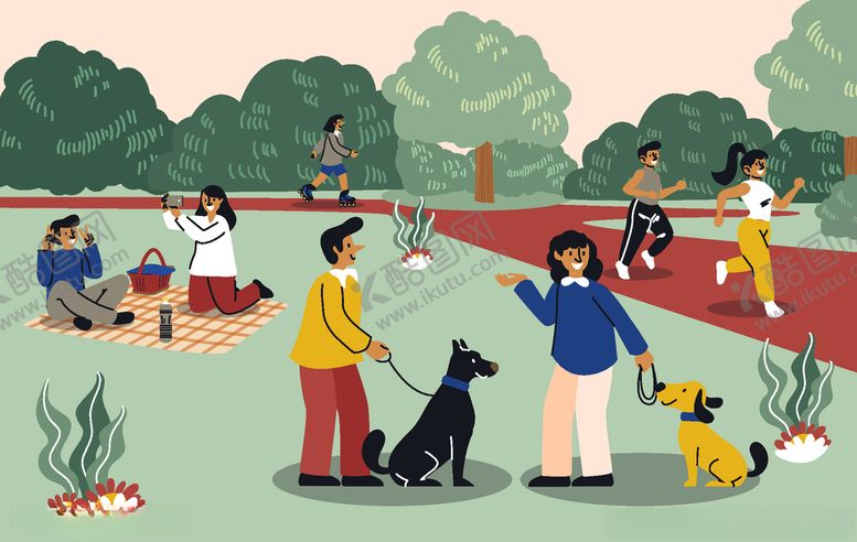 编号：43704110031513414325【酷图网】源文件下载-公园活动