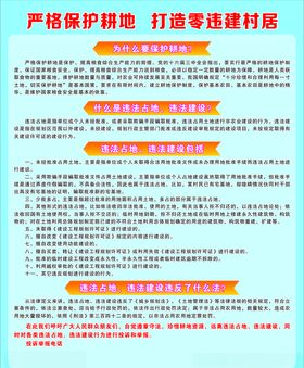 严格保护耕地打造零违建村