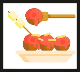 手绘蛋糕甜点