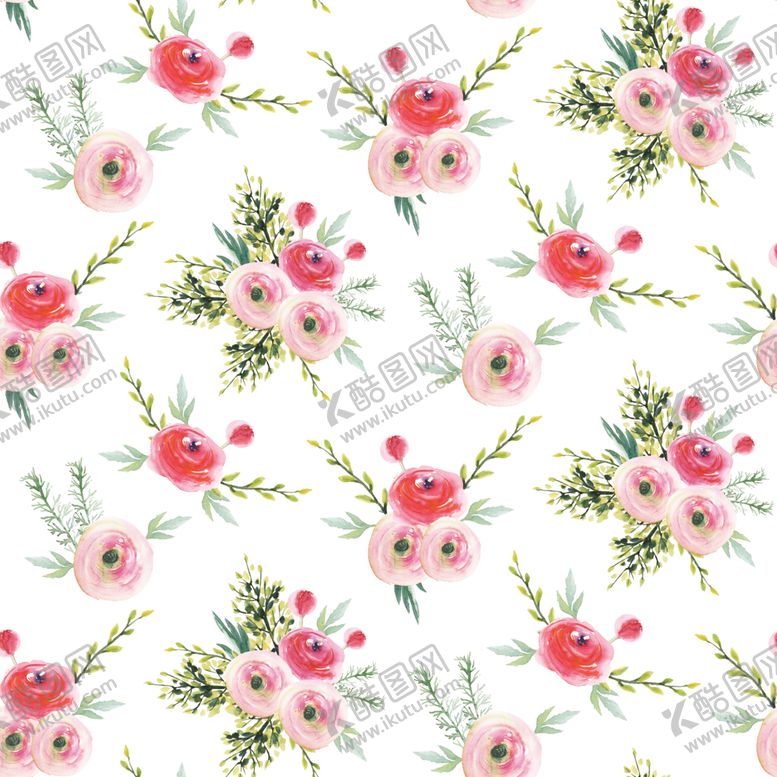 编号：85441210301812346243【酷图网】源文件下载-卡通手绘水彩花童装