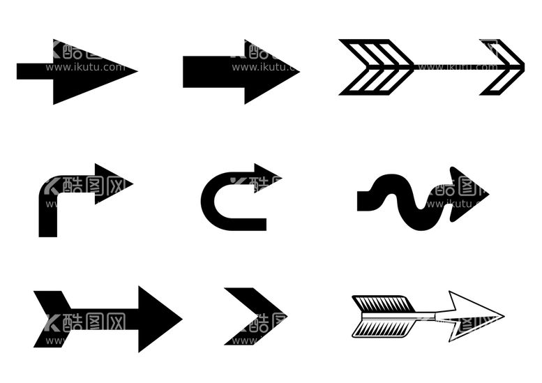 编号：87423411160145165767【酷图网】源文件下载-箭头矢量图素材