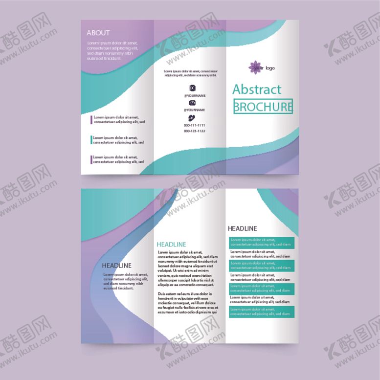 编号：45669909241841529202【酷图网】源文件下载-三折页模板