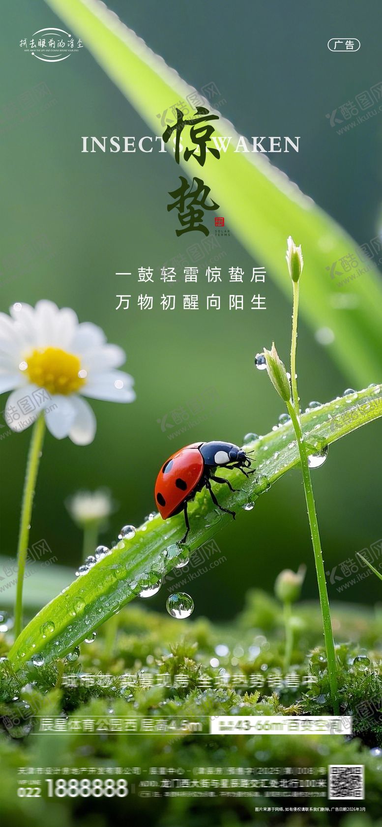 编号：39237902160217141402【酷图网】源文件下载-惊蛰节气海报