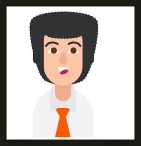 手绘男人男孩