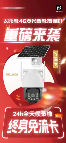 监控摄像头重磅来袭海报