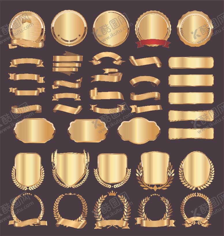 编号：56531407051908303951【酷图网】源文件下载-徽标环纹素材合集